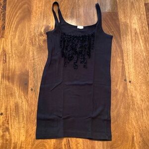 J Crew ruffle cami tank top